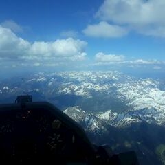 Flugwegposition um 15:02:51: Aufgenommen in der Nähe von Gemeinde Flachau, Österreich in 3433 Meter